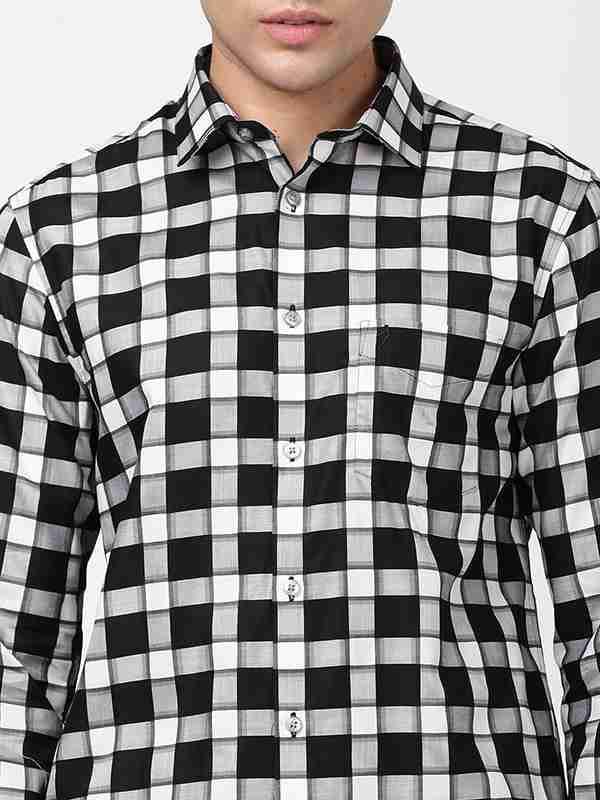 Men's Check Full Sleeves Cotton Shirt - Image 3