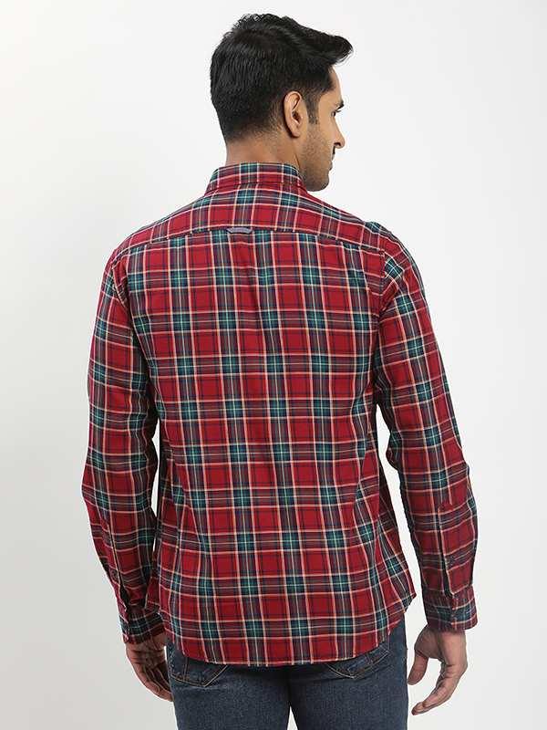 Men's Check Full Sleeves Cotton Shirt - Image 5