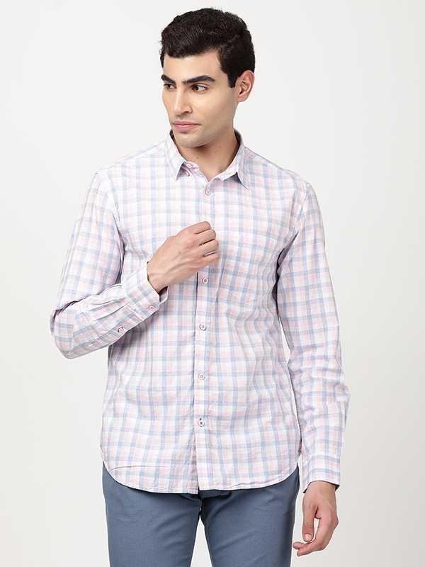 Men's Check Full Sleeves Cotton Shirt