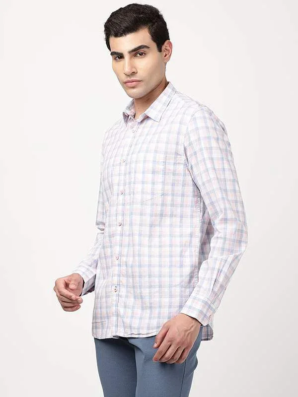 Men's Check Full Sleeves Cotton Shirt - Image 2
