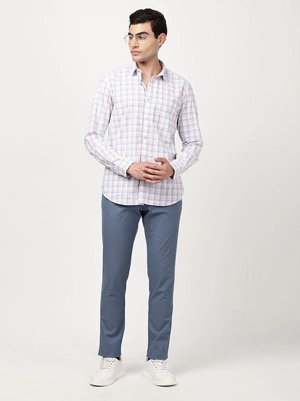 Men's Check Full Sleeves Cotton Shirt - Image 4
