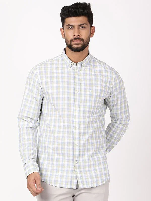 Men's Check Full Sleeves Cotton Shirt - Image 5