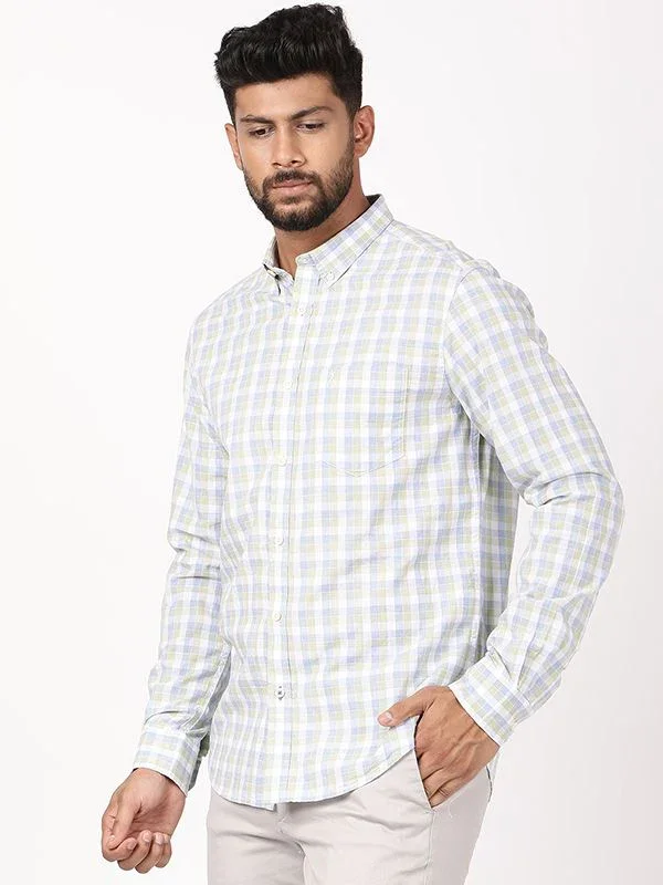 Men's Check Full Sleeves Cotton Shirt - Image 6