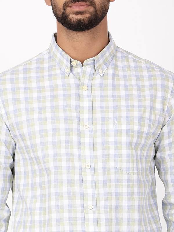 Men's Check Full Sleeves Cotton Shirt - Image 7