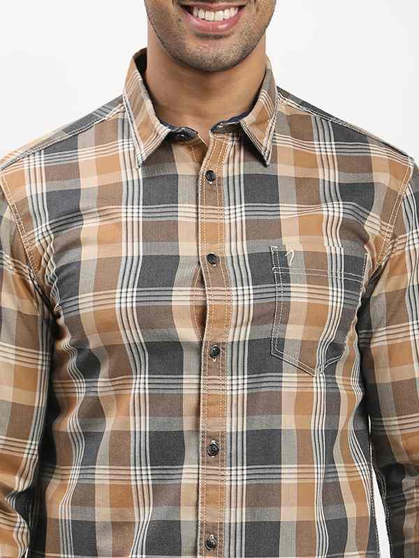 Men's Check Full Sleeves Cotton Shirt - Image 3
