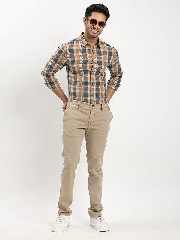 Men's Check Full Sleeves Cotton Shirt - Image 4