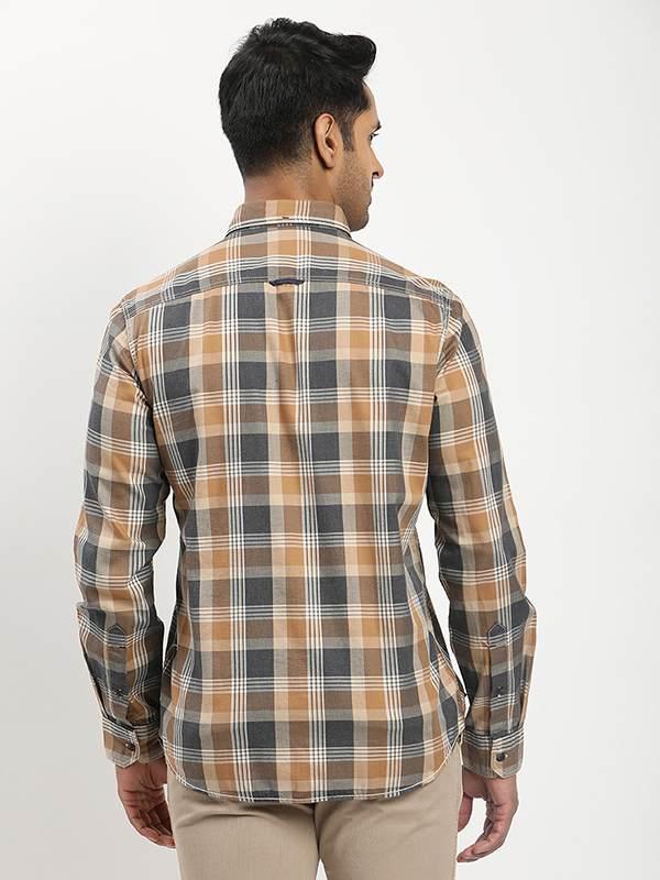 Men's Check Full Sleeves Cotton Shirt - Image 5