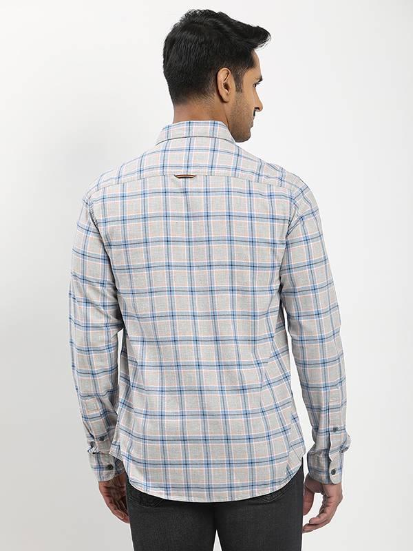 Men's Check Full Sleeves Cotton Shirt - Image 5