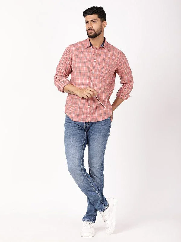 Men's Check Full Sleeves Cotton Shirt - Image 5