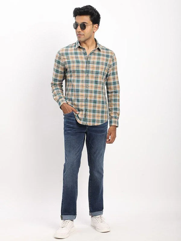 Men's Check Full Sleeves Cotton Shirt - Image 10