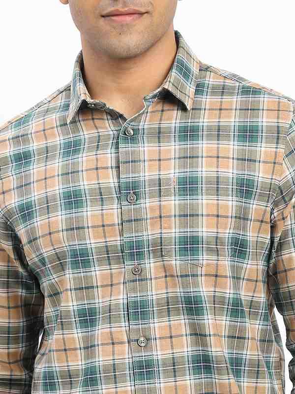 Men's Check Full Sleeves Cotton Shirt - Image 8