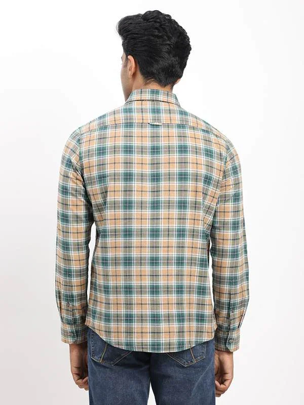 Men's Check Full Sleeves Cotton Shirt - Image 9