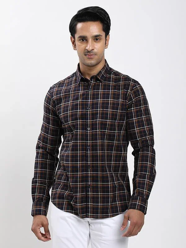 Men's Check Full Sleeves Cotton Shirt
