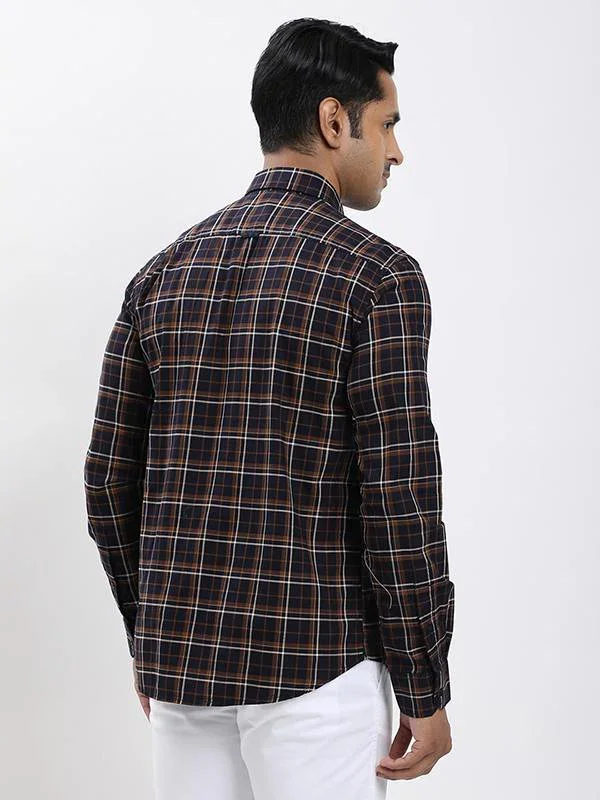 Men's Check Full Sleeves Cotton Shirt - Image 4