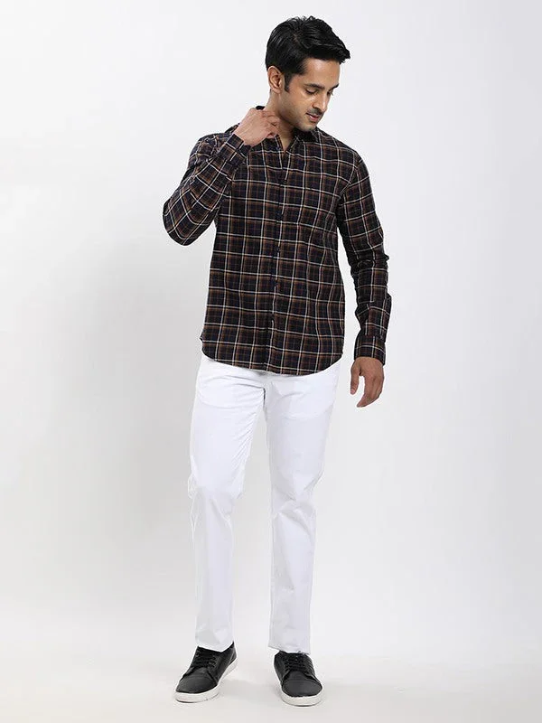 Men's Check Full Sleeves Cotton Shirt - Image 5