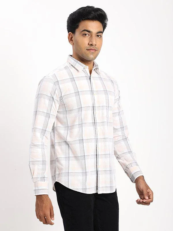 Men's Check Full Sleeves Cotton Shirt - Image 7