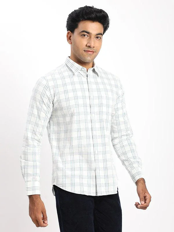 Men's Check Full Sleeves Cotton Shirt - Image 2