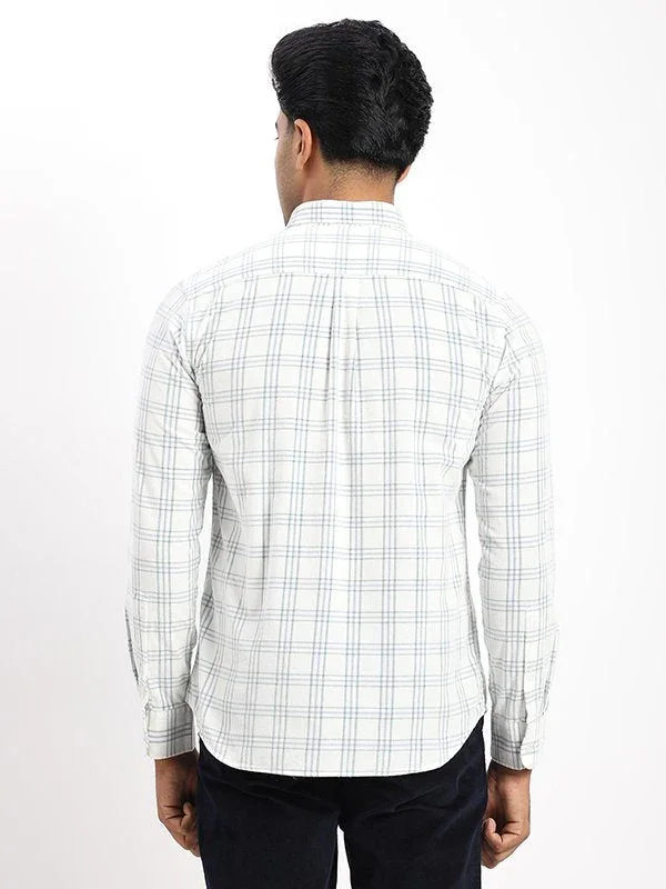 Men's Check Full Sleeves Cotton Shirt - Image 4