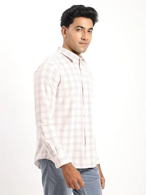 Men's Check Full Sleeves Cotton Shirt - Image 7