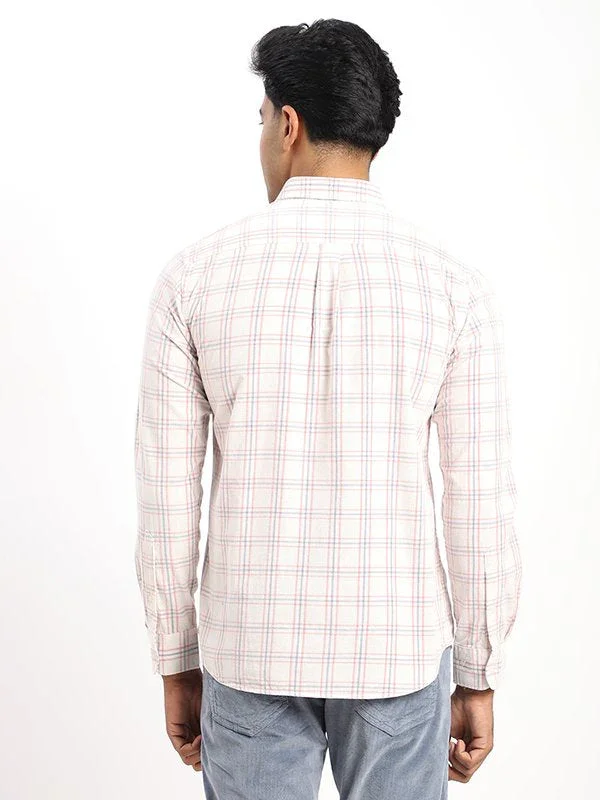 Men's Check Full Sleeves Cotton Shirt - Image 9
