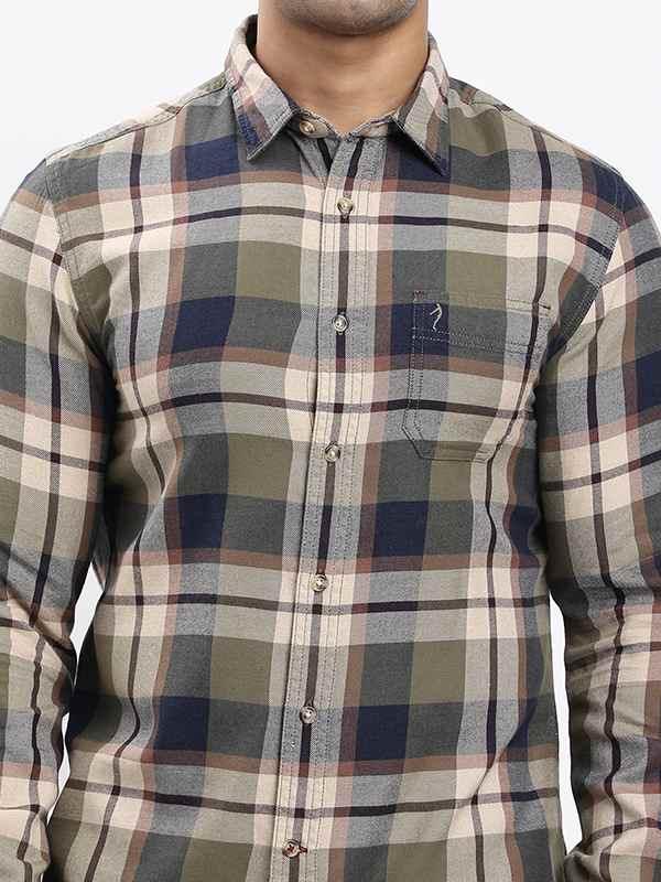 Men's Check Full Sleeves Cotton Shirt - Image 3