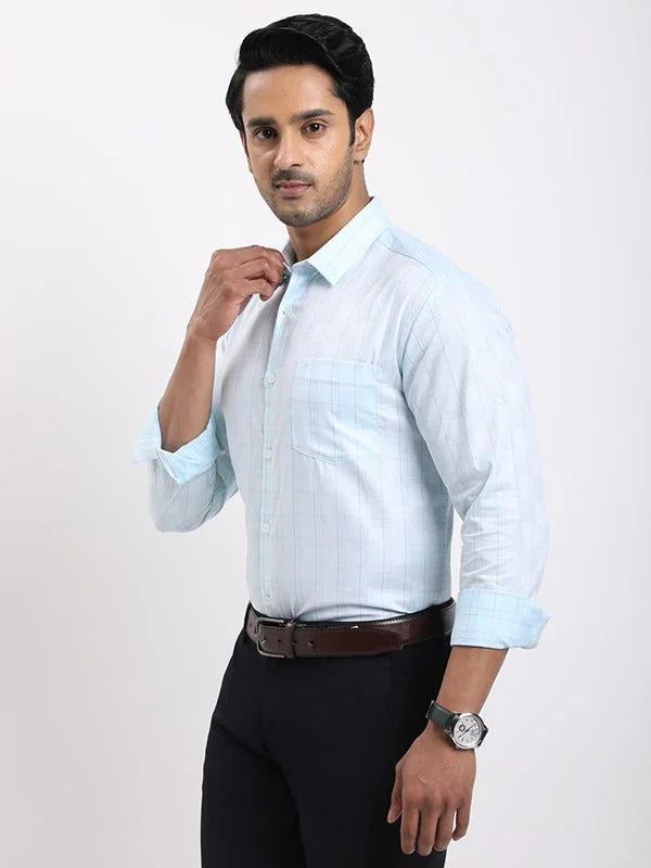 Men's Check Full Sleeves Cotton Shirt - Image 2