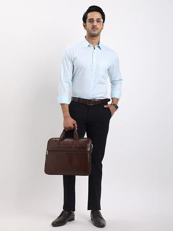 Men's Check Full Sleeves Cotton Shirt - Image 5