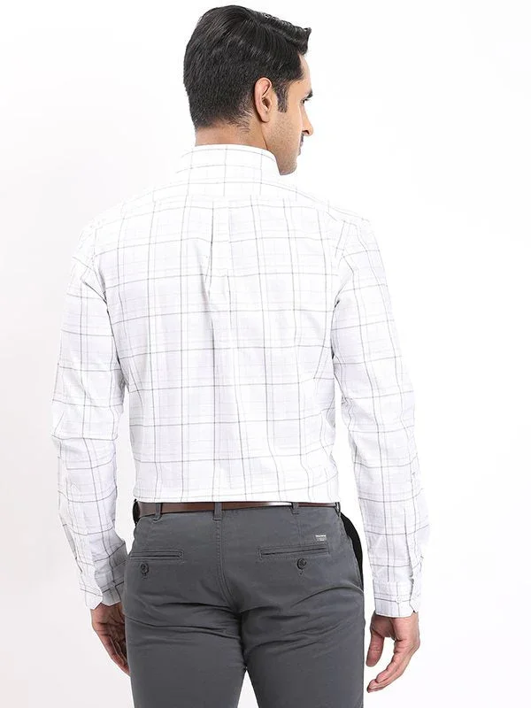 Men's Check Full Sleeves Cotton Shirt - Image 4