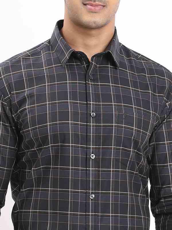 Men's Check Full Sleeves Cotton Shirt - Image 3