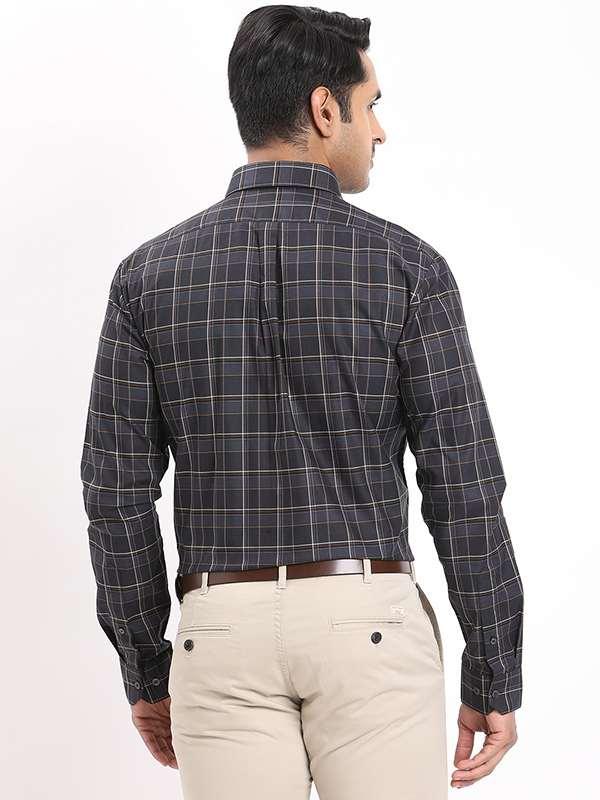 Men's Check Full Sleeves Cotton Shirt - Image 4