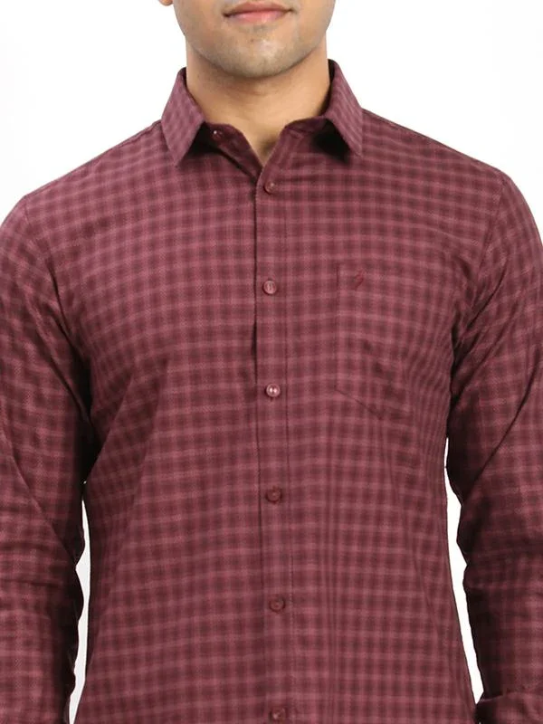 Men's Check Full Sleeves Cotton Shirt - Image 3