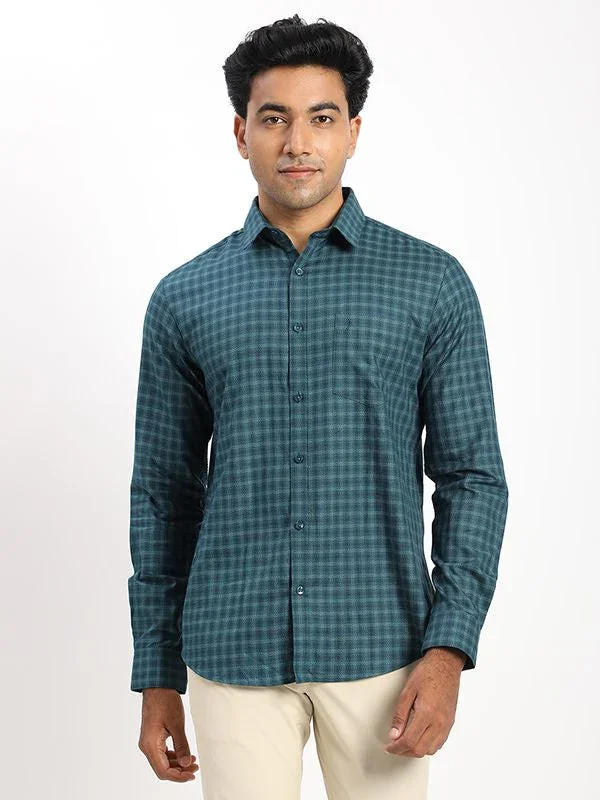 Men's Check Full Sleeves Cotton Shirt - Image 6