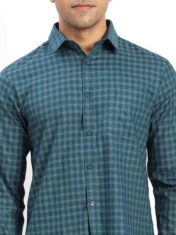 Men's Check Full Sleeves Cotton Shirt - Image 8