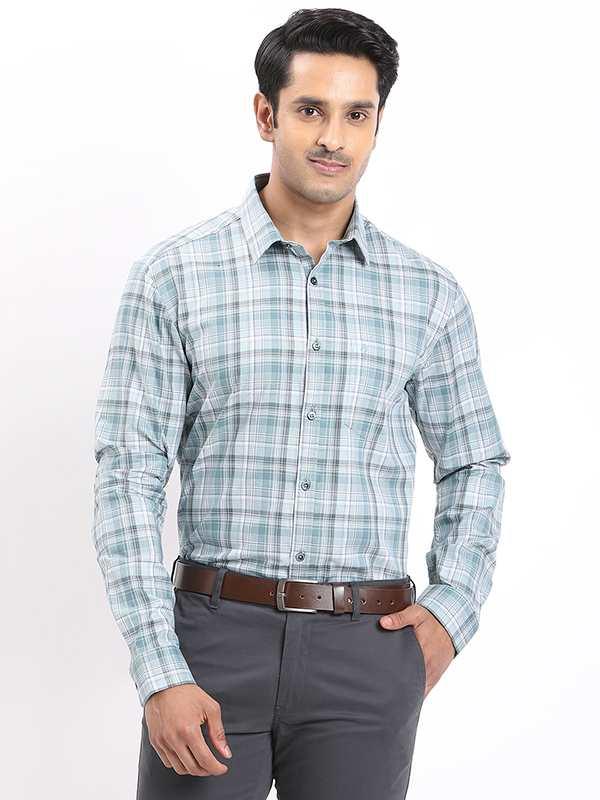 Men's Check Full Sleeves Cotton Shirt