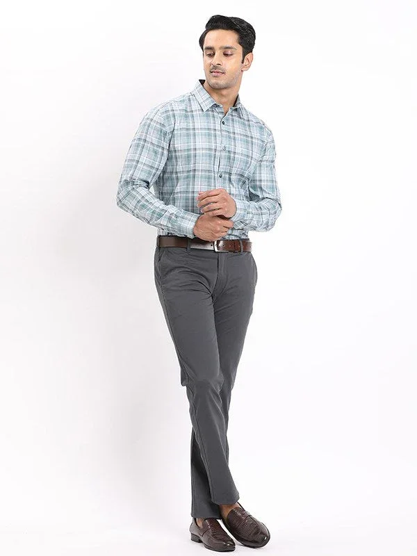 Men's Check Full Sleeves Cotton Shirt - Image 5