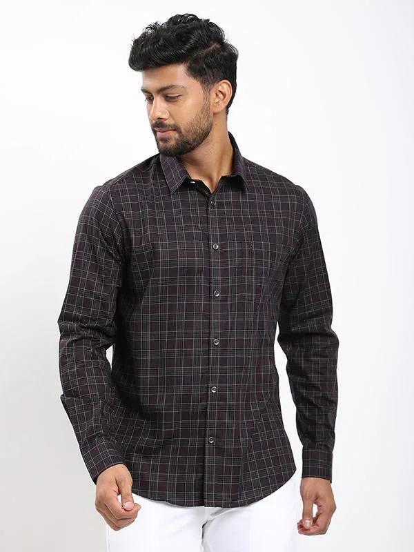 Men's Check Full Sleeves Cotton Shirt