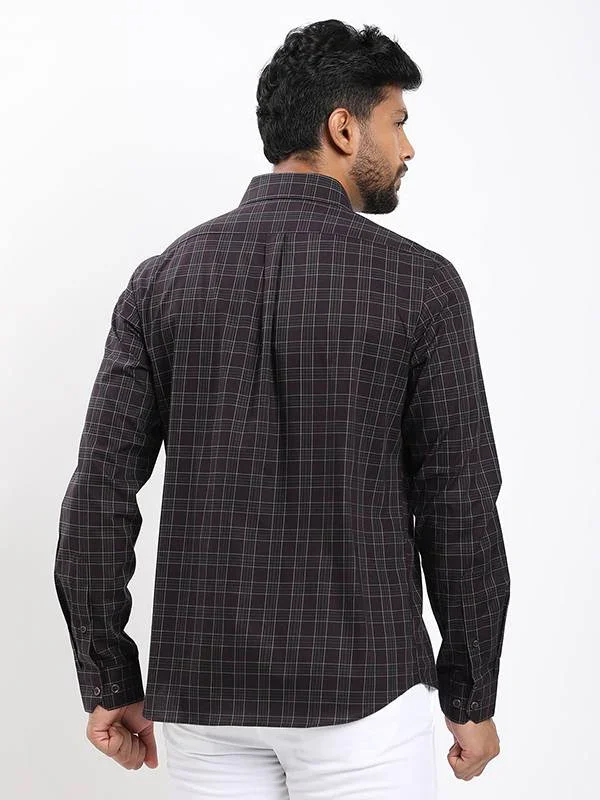 Men's Check Full Sleeves Cotton Shirt - Image 4
