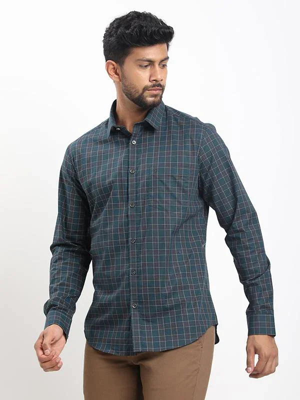 Men's Check Full Sleeves Cotton Shirt - Image 7