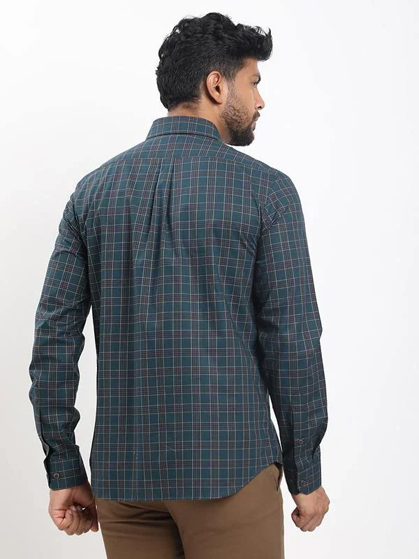Men's Check Full Sleeves Cotton Shirt - Image 9