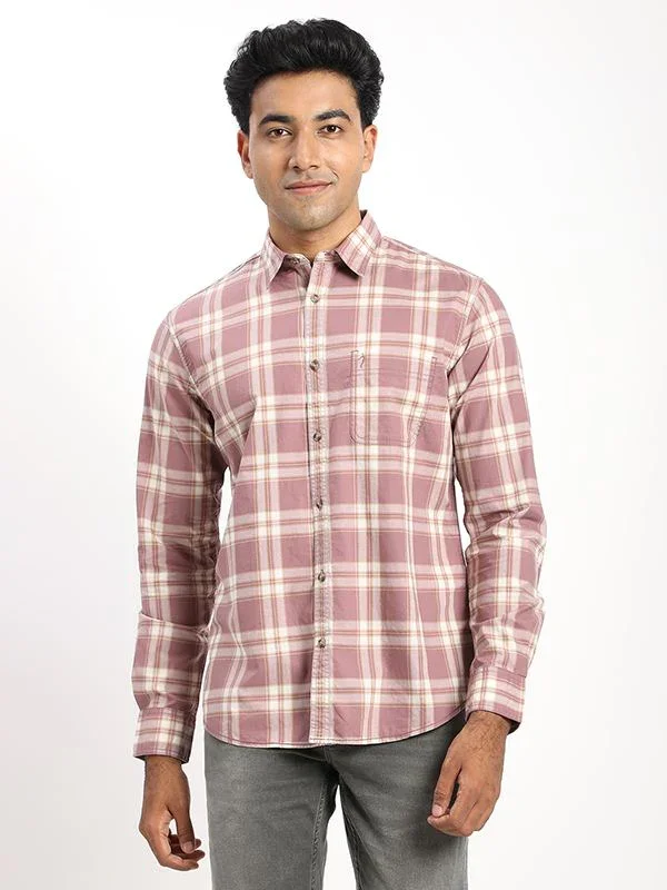Men's Check Full Sleeves Cotton Shirt