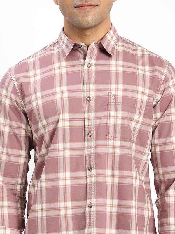 Men's Check Full Sleeves Cotton Shirt - Image 3