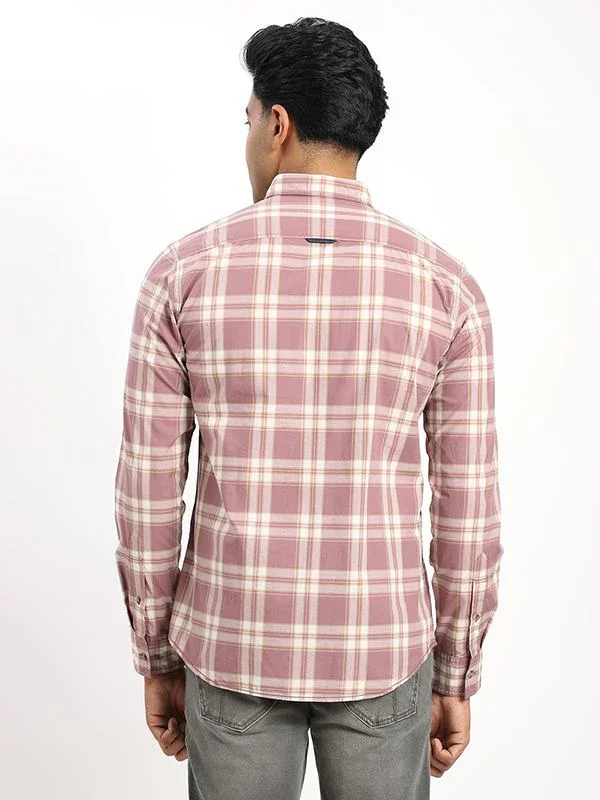 Men's Check Full Sleeves Cotton Shirt - Image 4