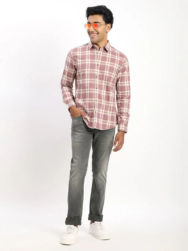 Men's Check Full Sleeves Cotton Shirt - Image 5