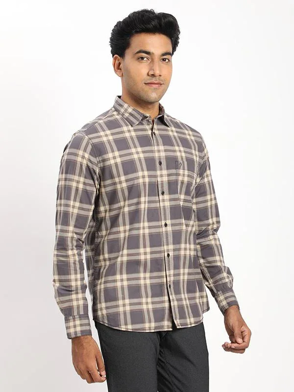 Men's Check Full Sleeves Cotton Shirt - Image 7