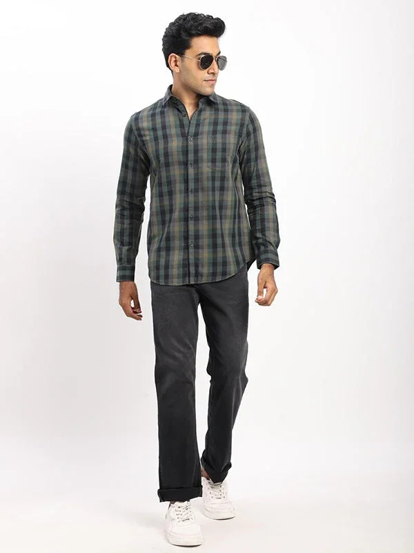 Men's Check Full Sleeves Cotton Shirt - Image 10