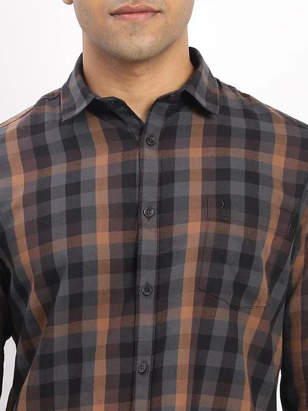 Men's Check Full Sleeves Cotton Shirt - Image 3