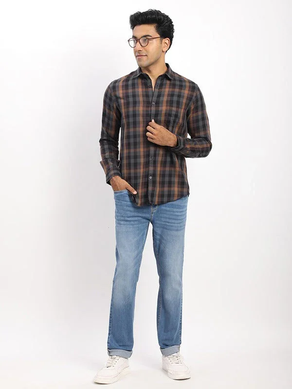 Men's Check Full Sleeves Cotton Shirt - Image 5