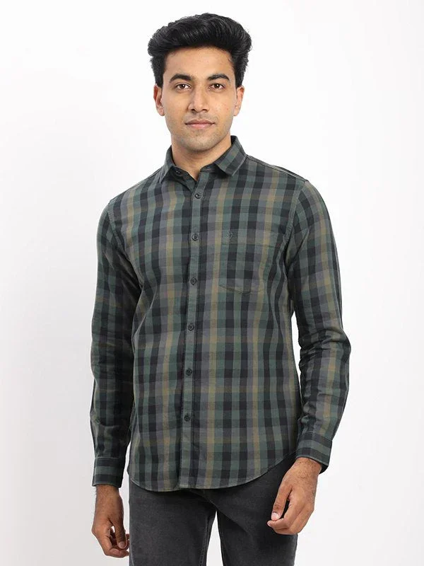 Men's Check Full Sleeves Cotton Shirt - Image 6