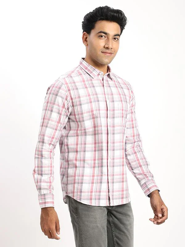 Men's Check Full Sleeves Cotton Shirt - Image 2