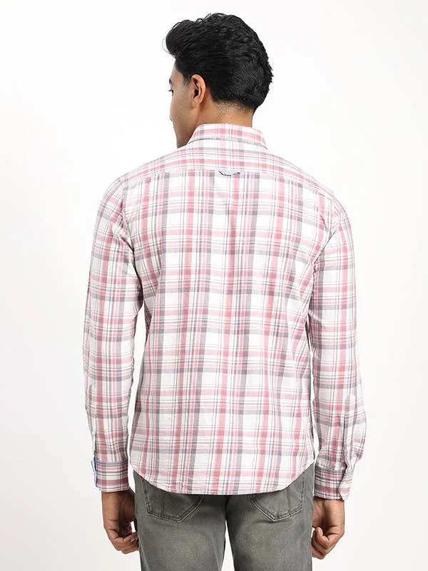 Men's Check Full Sleeves Cotton Shirt - Image 4